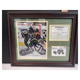 Framed Ed Belfour Print w/ Trading Card