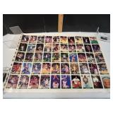 1991 Front Row Draft Pick Uncut Sheet Basketball
