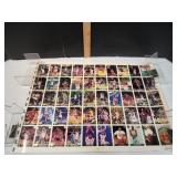 1991 Front Row Draft Pick Uncut Sheet Basketball