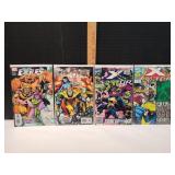 (4) Marvel X-Men Comics