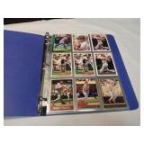 Baseball Trading Cards in Binder