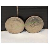 (2) Bicentennial Half Dollars