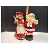 Vtg Mr. & Mrs. Claus Figures