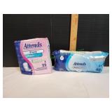 Attends Washcloths & Attends Pads, Regular