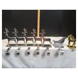 (7)  Metal Stocking Hangers