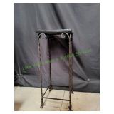 Wrought Iron Tile Side Table