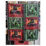 Darth Vader & Yoda Quilted Throw Blanket