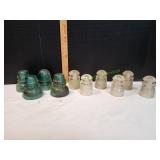 Vtg Hemingray & Pyrex Glass Insulators