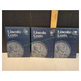 (3) Lincoln Cents Whitman Coin Folders