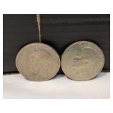 (2) 1971 Eisenhower Half Dollars