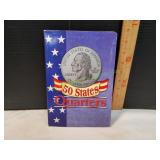 50 State Quarters Coin Collecting Book w/ Coins