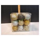 Martha Stewart Shatterproof Ornaments, 18ct