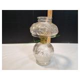 Vtg 7" Consolidated Daisy Miniature Oil Lamp