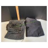 Black Rustlers Jeans 36x34 & Dockets Slacks 38x30