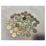 (40) 1946-1964 Roosevelt Dimes