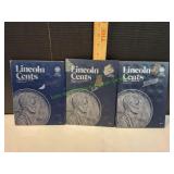 (3) Lincoln Cents Whitman Coin Folders