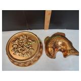 (2) Vtg Copper Molds