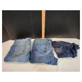 (3) Ladies Denim Jeans, Sz 12
