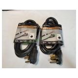(2) Southwire Dryer Cords