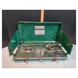 Vtg 2-Burner Propane Camp Stove