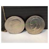 1971 & 1972 Eisenhower Half Dollars