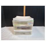 Mini 3-Drawer Storage Tower