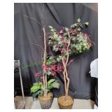 (2) Decorative Faux Plants