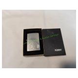Antique Silver Plate Zippo Lighter