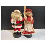 Vtg Mr. & Mrs. Claus Figures