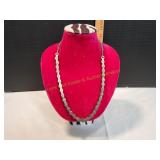 Chrome Plated Bike Chain Link Necklace