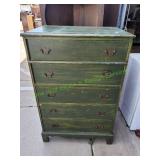 5-Drawer No. 12 Walnut Chest of Drawers
