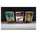 (3) Refillable Lighters