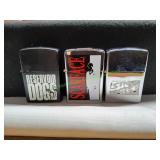 (3) Refillable Lighters