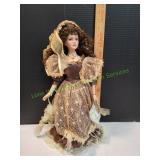 Vtg 16" Cathey Collection "Ann" Porcelain Doll