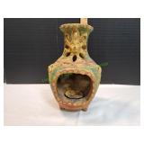 Mini Clay Chiminea Candle Holder