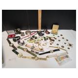 Vtg Watches, Cufflinks, Foreign Coins & More