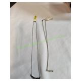 Scalloped Edge Necklace w/ Pendant Necklace