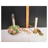 (2) Vtg Christmas Candle Lights
