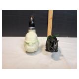 Bulldog Pipe & Big Game Rhino Avon Decanters