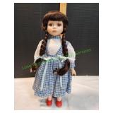 Vtg 14" The Wizard of Oz Dorothy Porcelain Doll