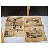 Vtg Newspaper Articles