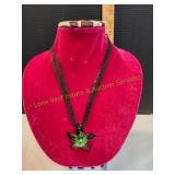 Hand-Blown Glass Starfish Pendant