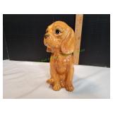 Vtg 9" Ceramic Dog Figurine