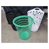 (2) Flex Laundry Hampers & (1) Carry Hamper
