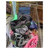 Basket of Shoes, Jeans, Pajama Bottoms & More