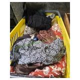 Basket of Comforters, Jackets & More