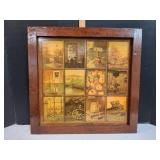 Vtg Home Interiors Window Pane Art Work