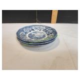 (3) Vtg Royal Warwick Lochs of Scotland Saucers