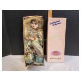 Vtg Goldenvale Collection Porcelain Doll