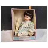 Vtg Soft Expressions Porcelain Doll